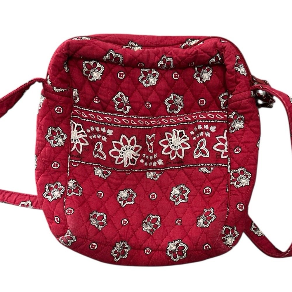 Vera Bradley Crossbody Bag Quilted Floral‎ Bandana Print Purse Small